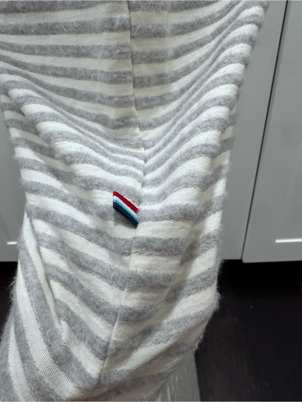 Sol Angeles Sleeveless Striped Maxi Tank Dress in Light Gray - Picture 5 of 9